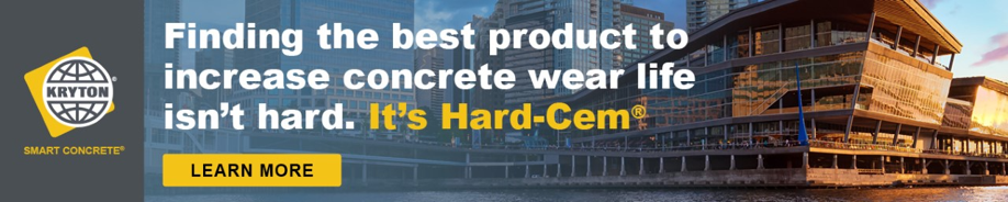 Finding the best product to increase concrete wear life isn't hard. It's Hard-Cem. Click here to learn more.